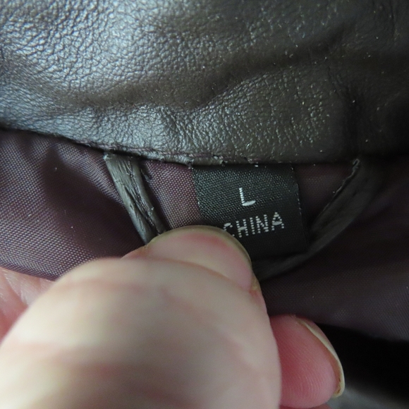 john wayne enterprises leather jacket L - Picture 7 of 9